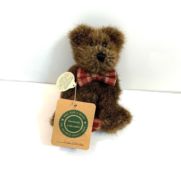 NWT Boyds Archive Collection 918061 Sheldon Evan Bearchild Brown Plush Bear - Picture 5 of 5